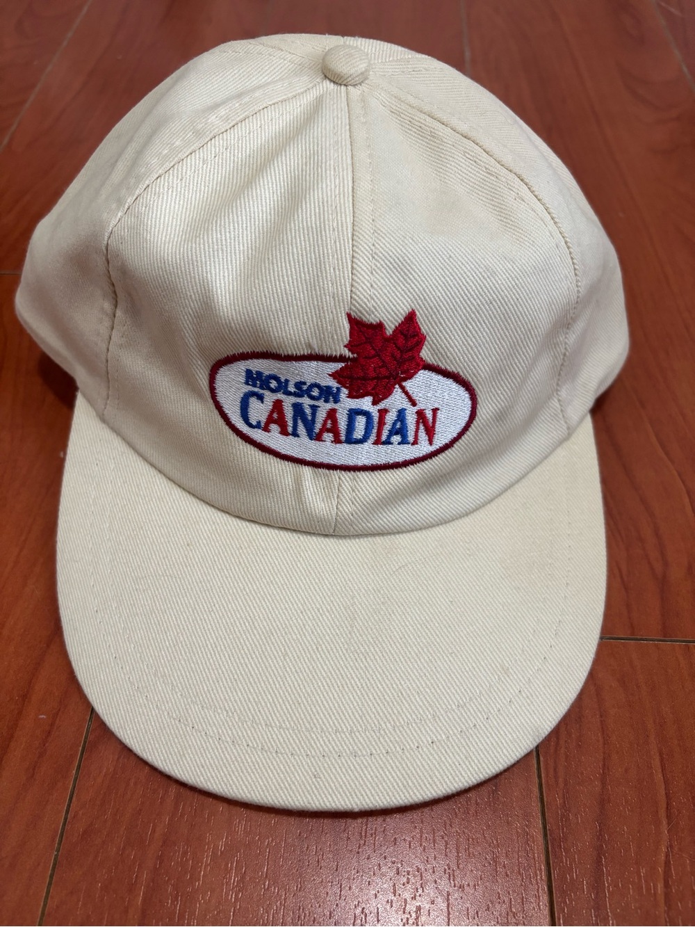 Vintage Molson Canadian Leather Strap Hat